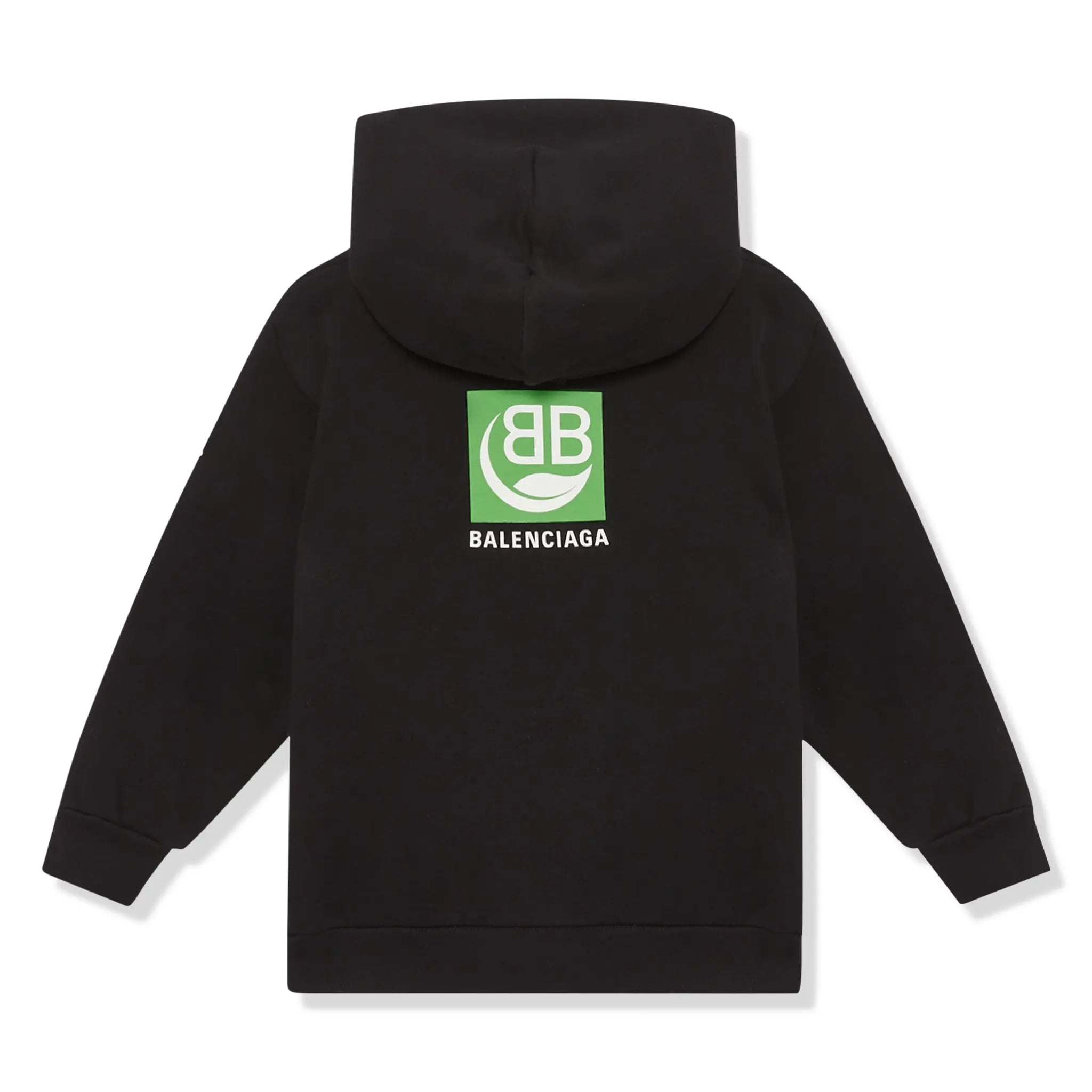 Back View of Preloved - Balenciaga BB Eco Black Hoodie